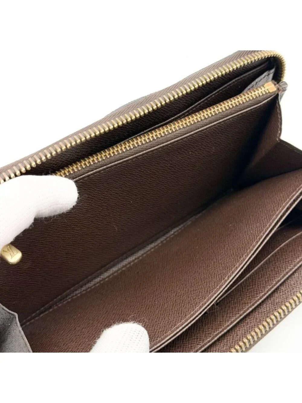 Louis Vuitton Zippy Wallet Damier Ebene Zip Around